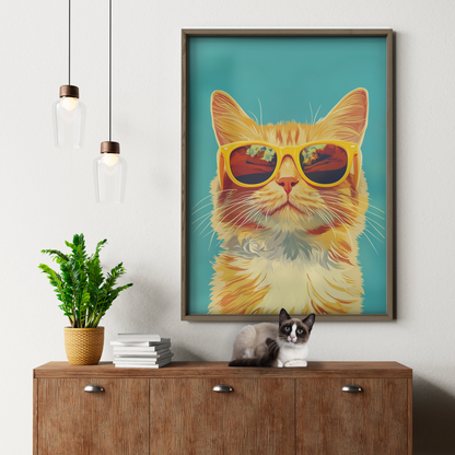 Groovy Cat Blue