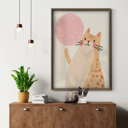 Pop Cat Balloon Fun