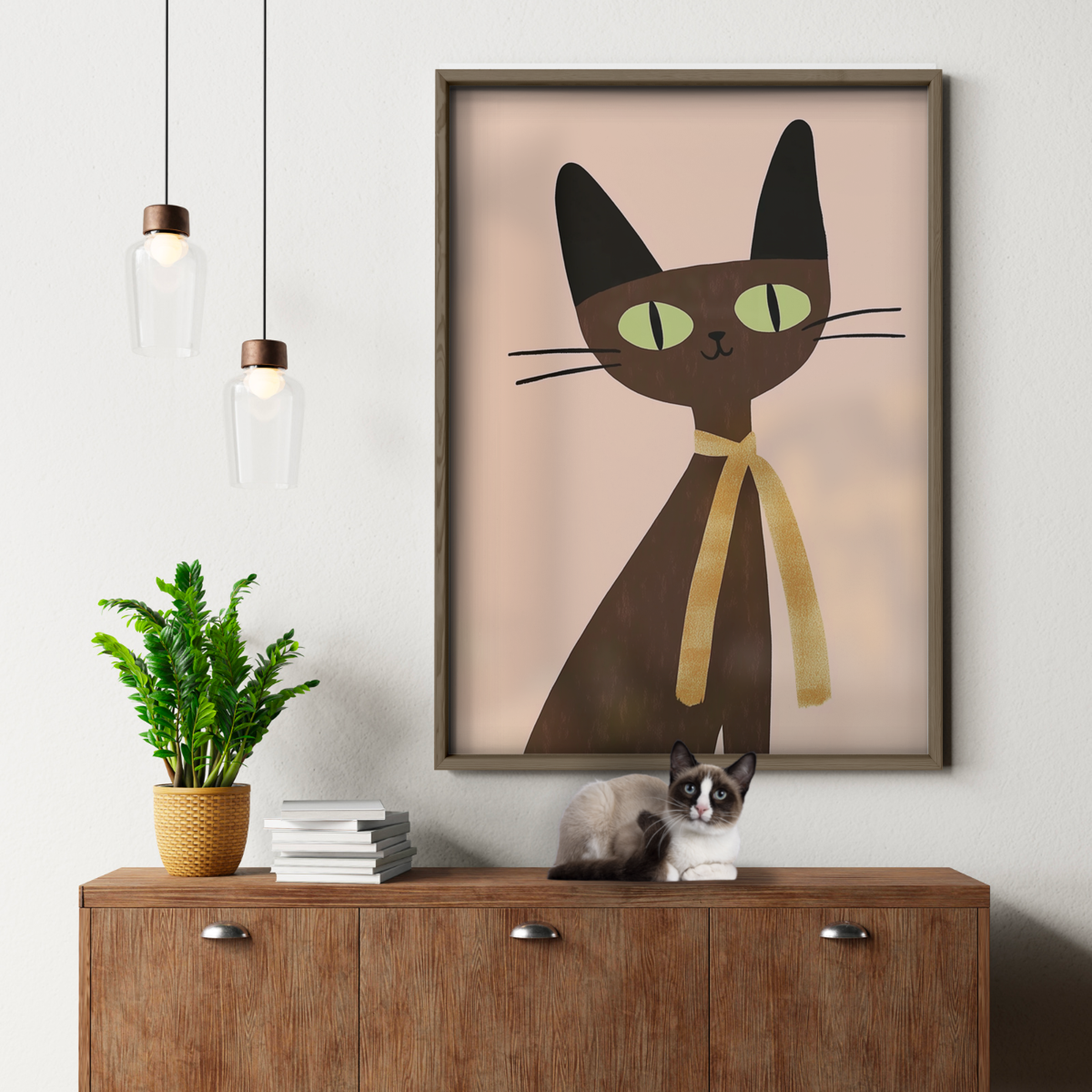 Pop Cat Golden Eyes
