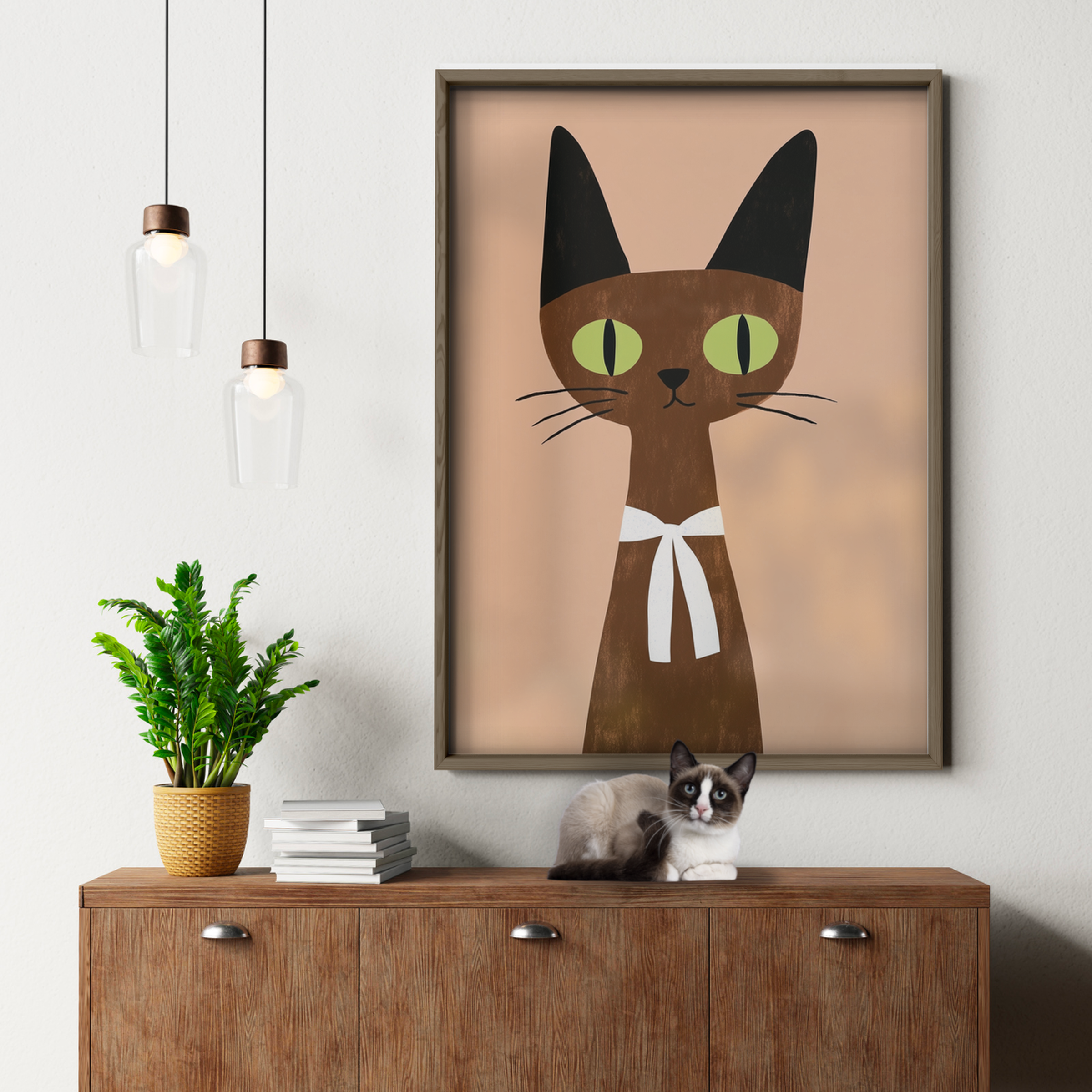 Pop Cat Tall Siamese
