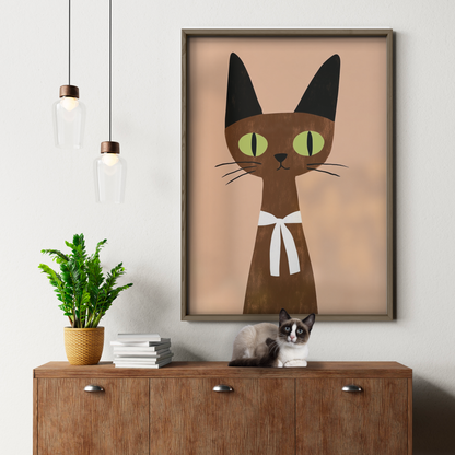 Pop Cat Tall Siamese