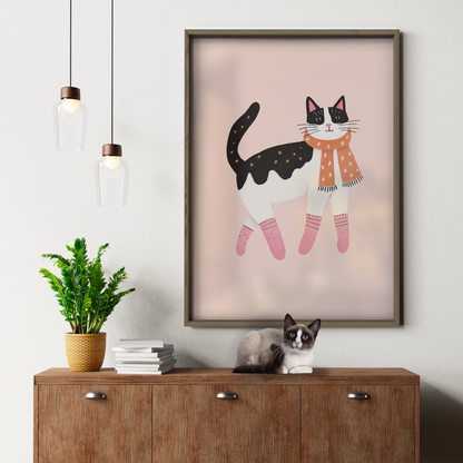 Pop Cat Winter Style