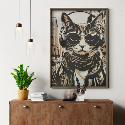 Streetwear Cat Beige