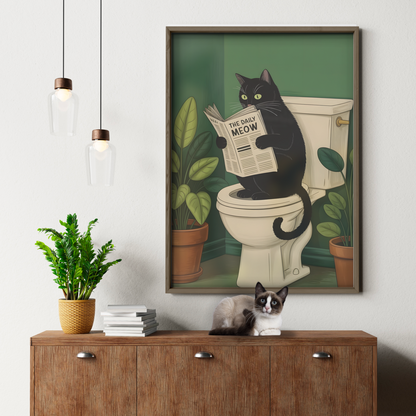 Toilet Reader Cat 2