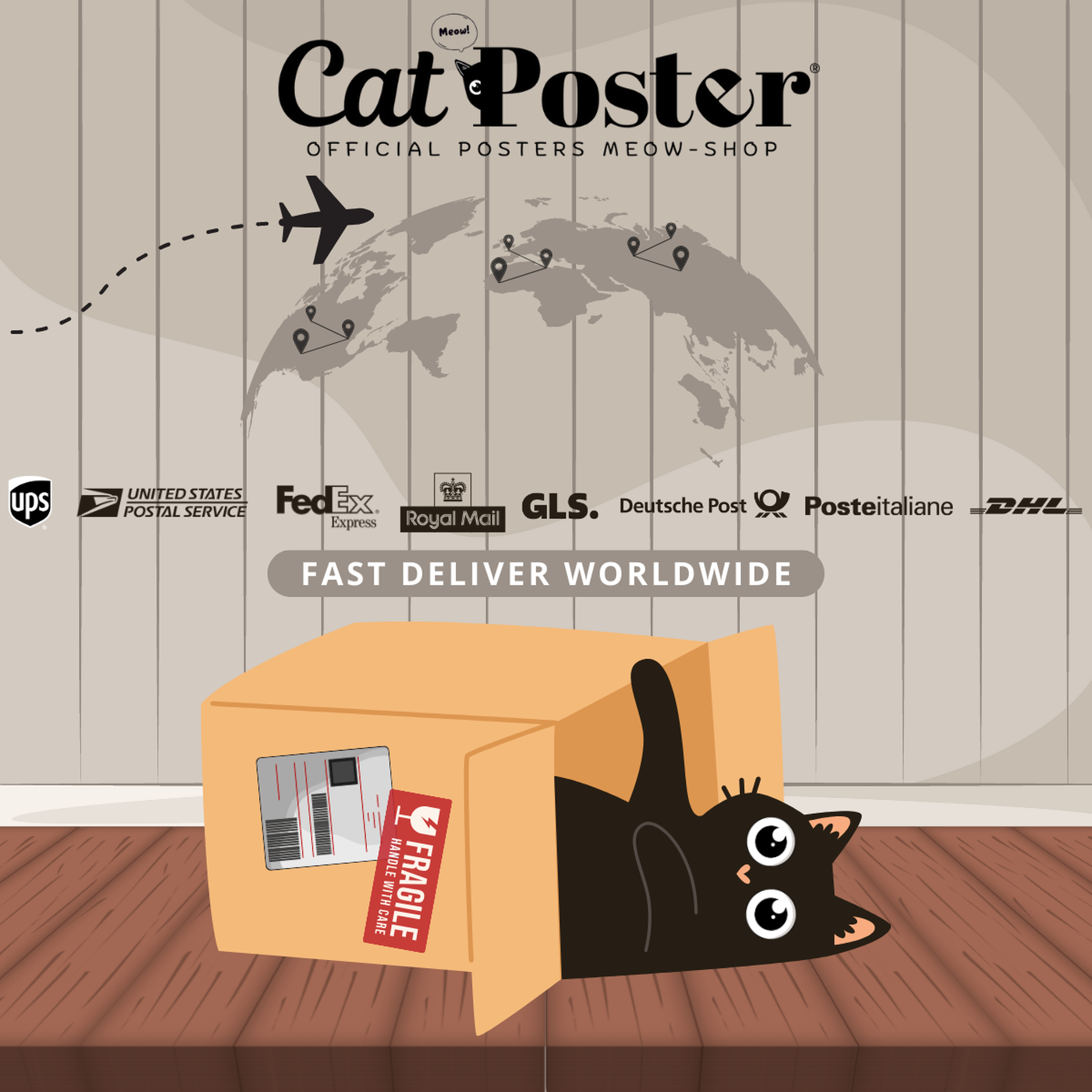 Black Cat X Klimt Beech Forest